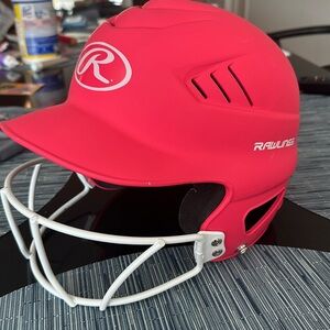 Rawlings Rawlings COOLFLO Batting Helmet with Facemask Size (6 1/2-7 1/2)